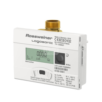 LogoSonic ciepłomierz/chłodomierz M-Bus Qp 0,6m³/h,zasilanie