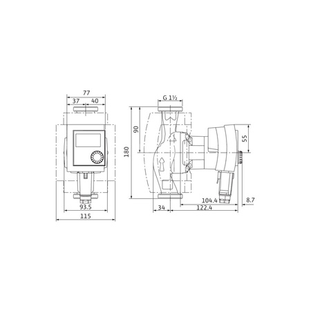 Pompa obiegowa WILO Stratos PICO-Z-25/1-4 wbudowana 1x230V 50/60 Hz