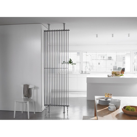 Grzejnik żeberkowy ZEHNDER Excelsior, 1800/520mm, kolor White Matt, moc 1692W