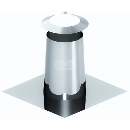 Przejście przez dach płaski (stal nierdzewna)Ø130/180mm