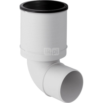 Kolano przyłączeniowe  87.5' GEBERIT Silent-PP Polipropylen x Polipropylen 110mm  x 110mm  DN 100 x DN 100 (Końcówka wciskowa x Mufa wciskowa)