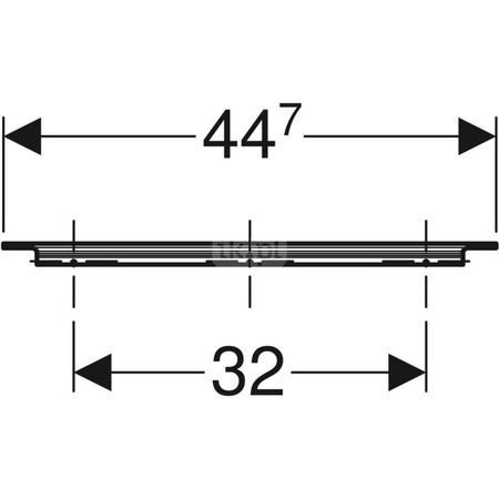 Uchwyt iCon: Piaskowo-szary / matowy, 44.7cm