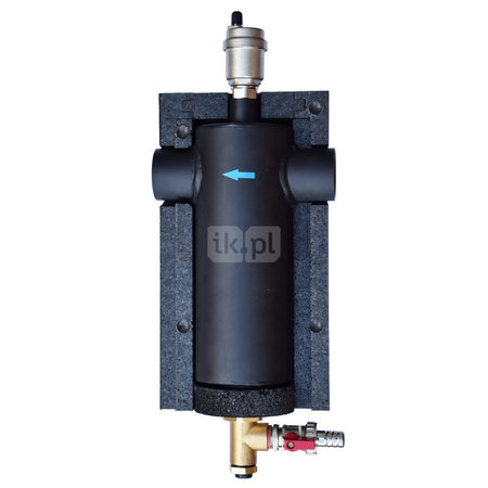 Filtroodmulnik magnetyczny FM 150 - DN 50 z izolacją, z wyposażeniem dodatkowym