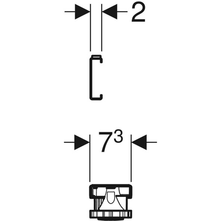 Zestaw nóg i trawersów do brodzików z akrylu sanitarnego Geberit