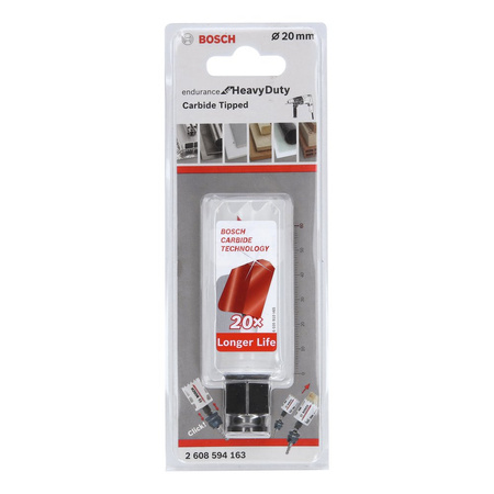 Piła otwornica z węglików spiekanych z technologią Endurance for Heavy Duty 20 mm