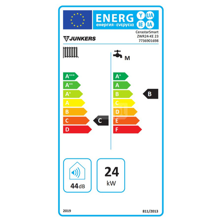 Kocioł gazowy dwufunkcyjny BOSCH TERMOTECHNIKA ZWR 24-KE wiszący 24kW