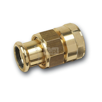 Śrubunek SANHA PURAPRESS Miedź 28 mm x 3/4'' (ZW x GW)