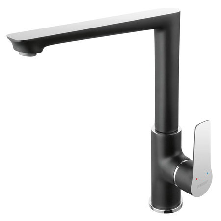 ADORE BLACK/CHROME bateria zlewozmywakowa, stojąca, czarny/chrom