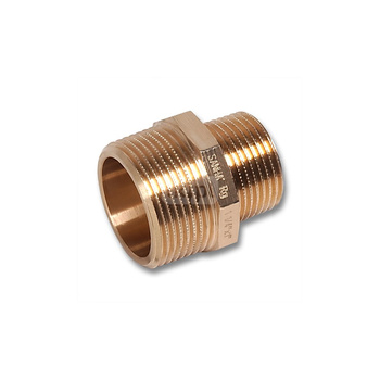 Nypel redukcja SANHA 531 Mosiądz 1 1/2'' x 1 1/4'' (GZ x GZ)