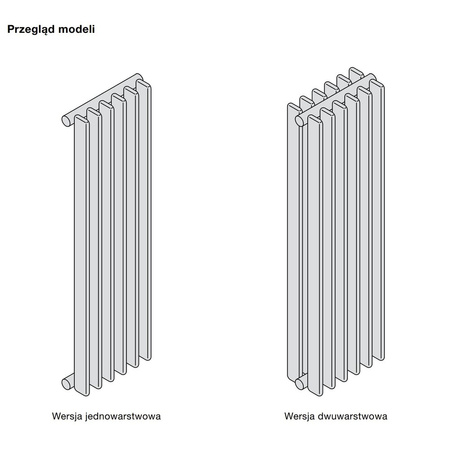 Grzejnik żeberkowy ZEHNDER Excelsior, 1800/310mm, kolor Terracotta Quartz, moc 995W