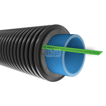 Rura preizolowana pojedyncza HEATPEX DELTA PE GEO 40/63