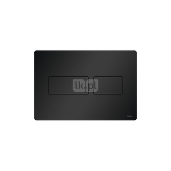 TECEsolid - przycisk spłukujący do WC z metalu, czarny matowy