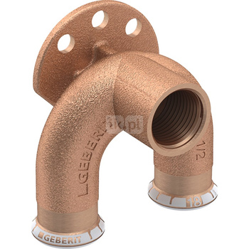 Podłączenie armatury Geberit Mapress Kupfer 90° z gw.wewn. d22-Rp½-d22
