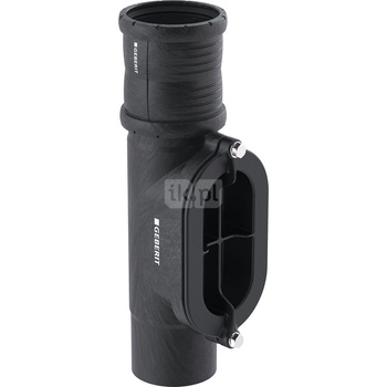 Czyszczak Geberit Silent-Pro 90° z owalnym otworem rewizyjnym d110