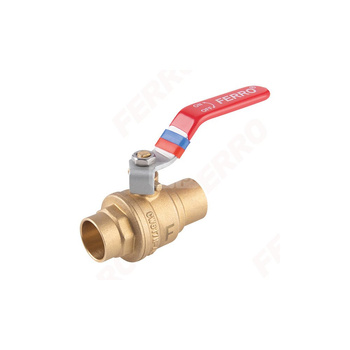 Zawór kulowy do wlutowania, z dźwignią, 22 mm, F-Power