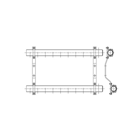 PHA-100 12-obwodowy PN10 Rozdzielacz CuZn