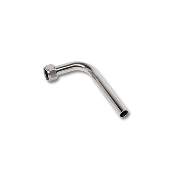 Łuk 90' SANHA 3fit Press Mosiądz 1/2'' x 1/2'' (Nakrętka złącza x ZW)