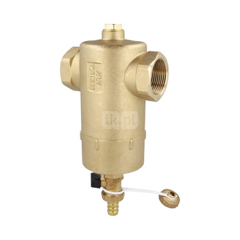 Separator zanieczyszczeń FAR 214 z magnesem i zaworem spustowym przyłącza G1 1/2