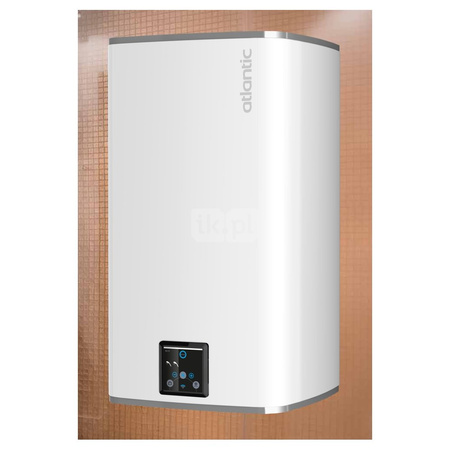 Elektryczny ogrzewacz wody CUBE WiFi (kolor Silver), model kwadratowy, średnia pojemność, wiszący pionowo, 75L