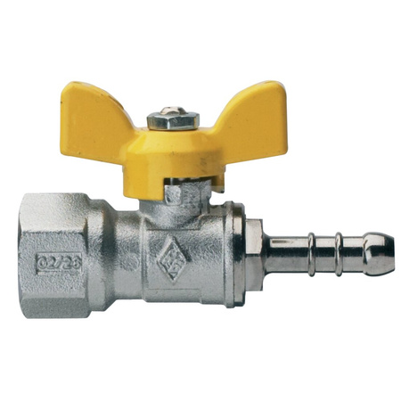 Kurek kulowy z końcówką na wąż proste i kątowe do wody ART.9020 GWINT W 1/2X14