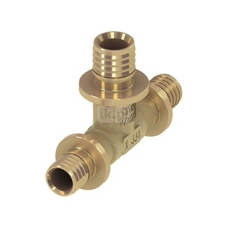 TECEflex - Trójnik redukcyjny 90st. z brązu 20(18)x 25 x 20(18) mm