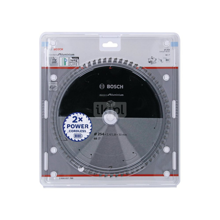 Ostrze do piły tarczowej bezprzewodowej Expert for Aluminium 254 x 2,4 / 1,8 x 30 T68