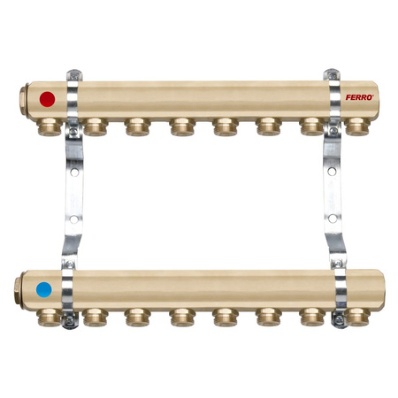 Rozdzielacz 1" 5-drogowy z nyplami