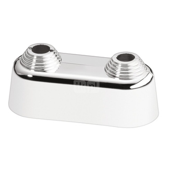 ROZETA PODWÓJNA WYSOKA 50 - chromowana