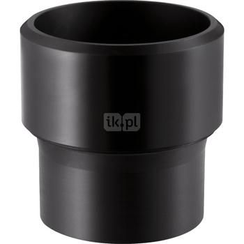 Złączka  GEBERIT HDPE Polietylen x Polietylen 110mm  x 132mm  DN 100 (Króciec z tworzywa sztucznego do spawania/zgrzewania x Króciec z tworzywa sztucznego do spawania/zgrzewania)