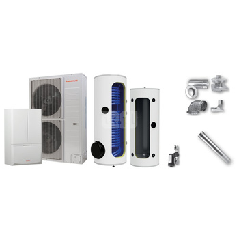 Pakiet - Pompa ciepła powietrzna powietrze-woda split IMMERGAS MAGIS COMBO 16 V2 T 13.8kW 400V + Zasobnik c.w.u. OKC 300 NTR/HP + Zasobnik buforowy NAD 250 V1
