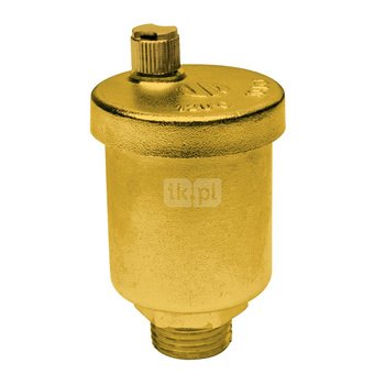 Automatyczny zawór odpowietrzający, 1/2 GZ, śrutowany