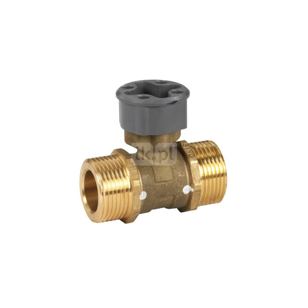 Regulacyjny zawór kulowy, 2-drogowy, DN15 , G1", kvs=1,6 m³/h, bez napędu (MVN)