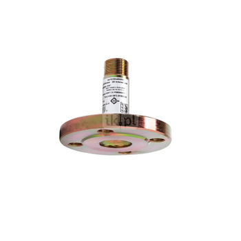 Kołnierz stalowy DN 20 x króciec z GZ stożkowym 3/4", pod reduktor