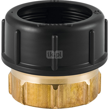 Łącznik mosiężny z gwintem wewn. i nakrętką PE d56x2"