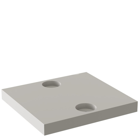 PEHD-75 Płytka ślizgowa PEHD 75x100x15 DN65