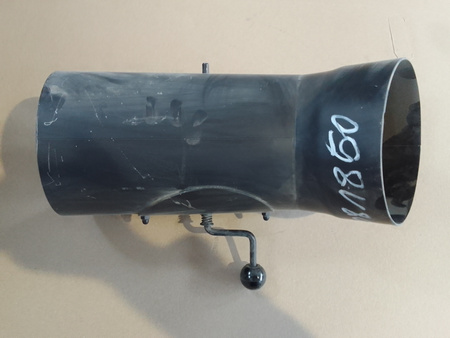 Kolano czarne stałe 160/45 z wyczystką DEFRO