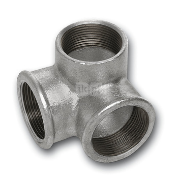 Rozdzielacz narożny 3xGW żeliwo ocynk 1