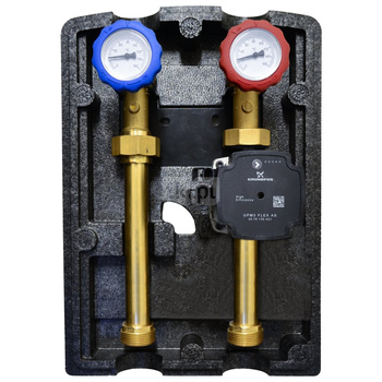 Grupa pompowa do c.o. Viteco ENBOX SIMPLE - DN 25 (z pompą elektroniczną Grundfos UPM3 FLEX AS 25-70 130)