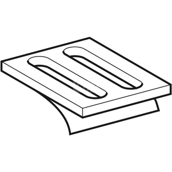 Podkładka do izolacji akustycznej do kątownika montażowego Geberit GIS