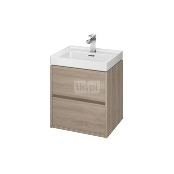 SET B113 CREA 50 DĄB ZMONT (SZAFKA + UMYWALKA) WIRT.