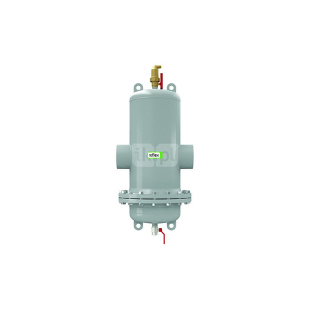 Separator mikropęcherzy powietrza i osadów Extwin TW 50 szare, przyłącza kołnierzowe