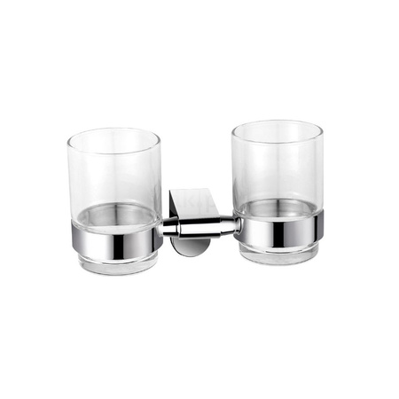 AUDREY szklanka podwójna, chrom