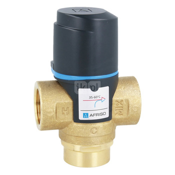 Termostatyczny zawór mieszający ATM 333, DN20, Rp3/4", 35-60°C, Kvs 1,6 m3/h