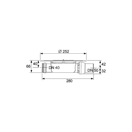 TECEdrainpoint S - odplyw super plaski z kolnierzem