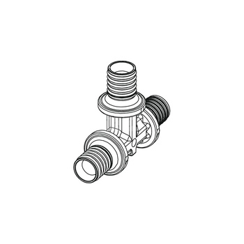 TECEflex - Trójnik z PPSU 16 x 16 x 16 mm
