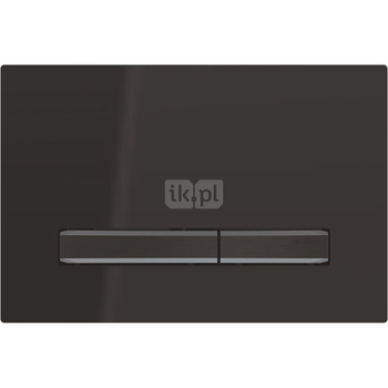 Przycisk uruchamiający Geberit Sigma50, przedni, czarny, przyciski: czarny chrom