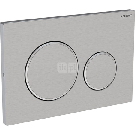 Przycisk uruchamiający Geberit Sigma20, przedni, stal nierdz.-polerowana-szczot.