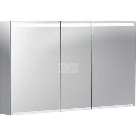 Szafka z lustrem Geberit Option B120, z oświetleniem, troje drzwi