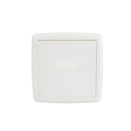 Gniazdo wyrzutowe białe (dwuklapkowe)