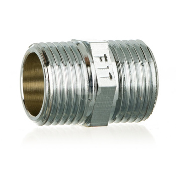 Nypel mosiężny chromowany 3/4"